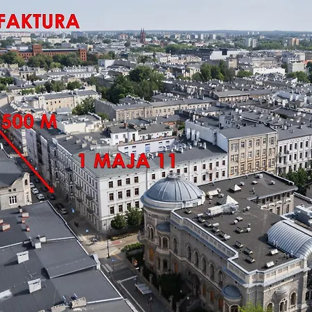 1m11 Centrum - Opcjonalne Miejsce Parkingowe, Dostep Na Kod, Netflix Apartamento Łódź
